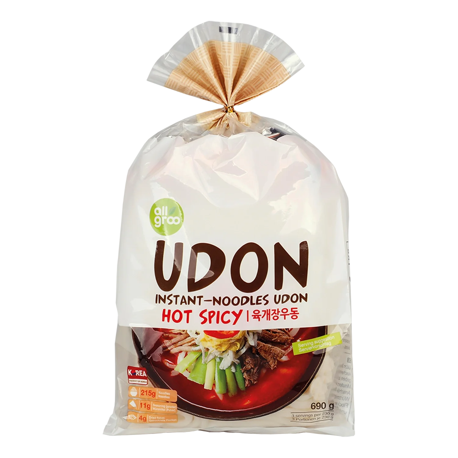 ALLGROO Udon Hot Spicy 690G